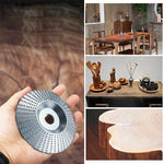 Pack Of 03 - Woodworking Angle Grinder Molding Wheel